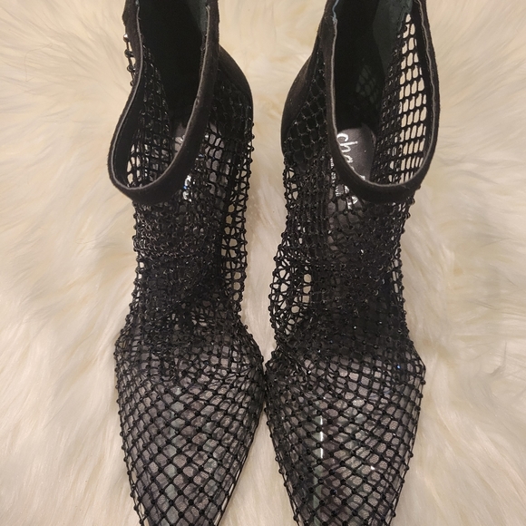 CHARLES BY CHARLES DAVID "AFTERHOURS" SPARKLY MESH BOOTIES - Picture 2 of 10